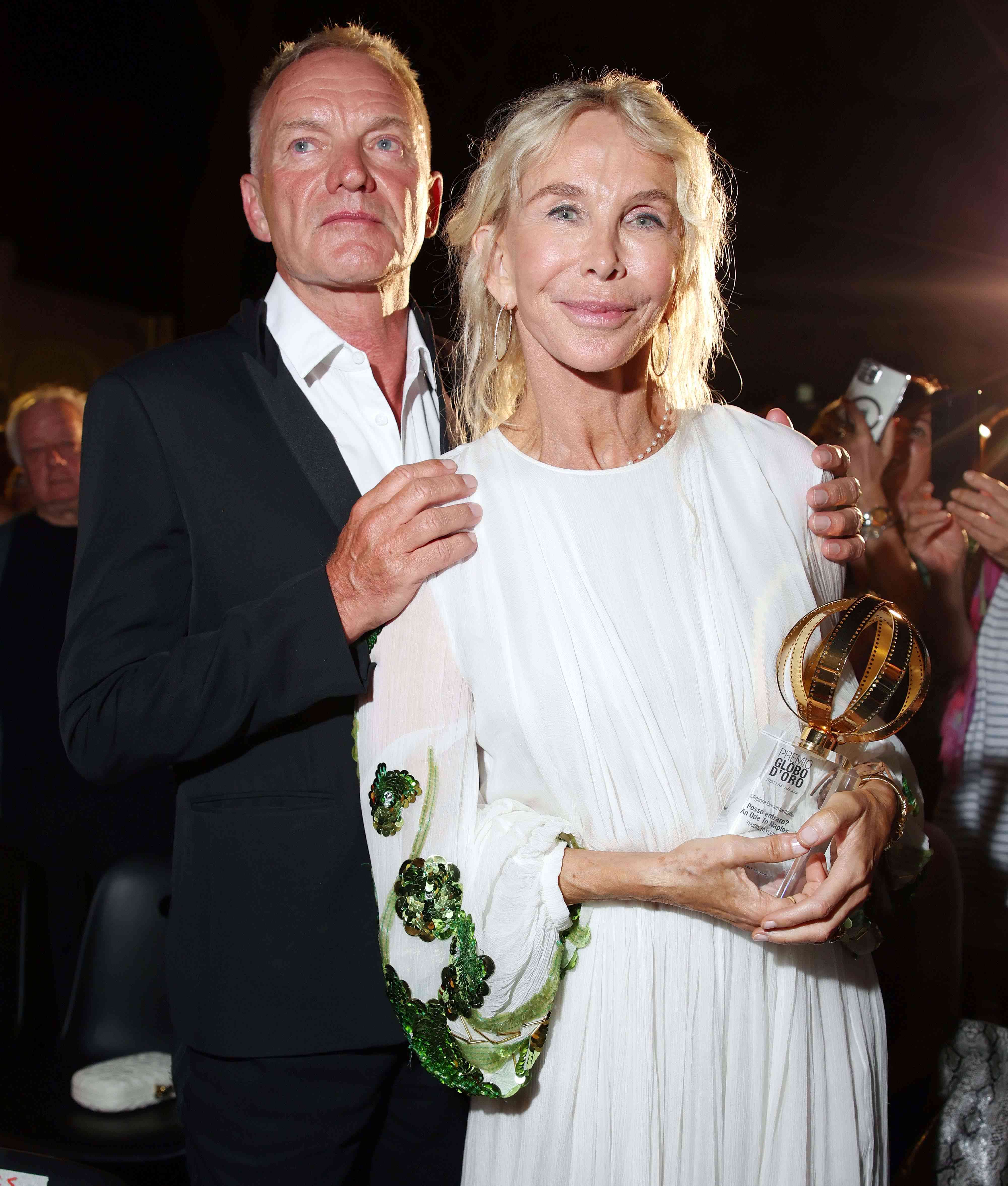 Sting Trudie Styler ischia italy 07 08 24