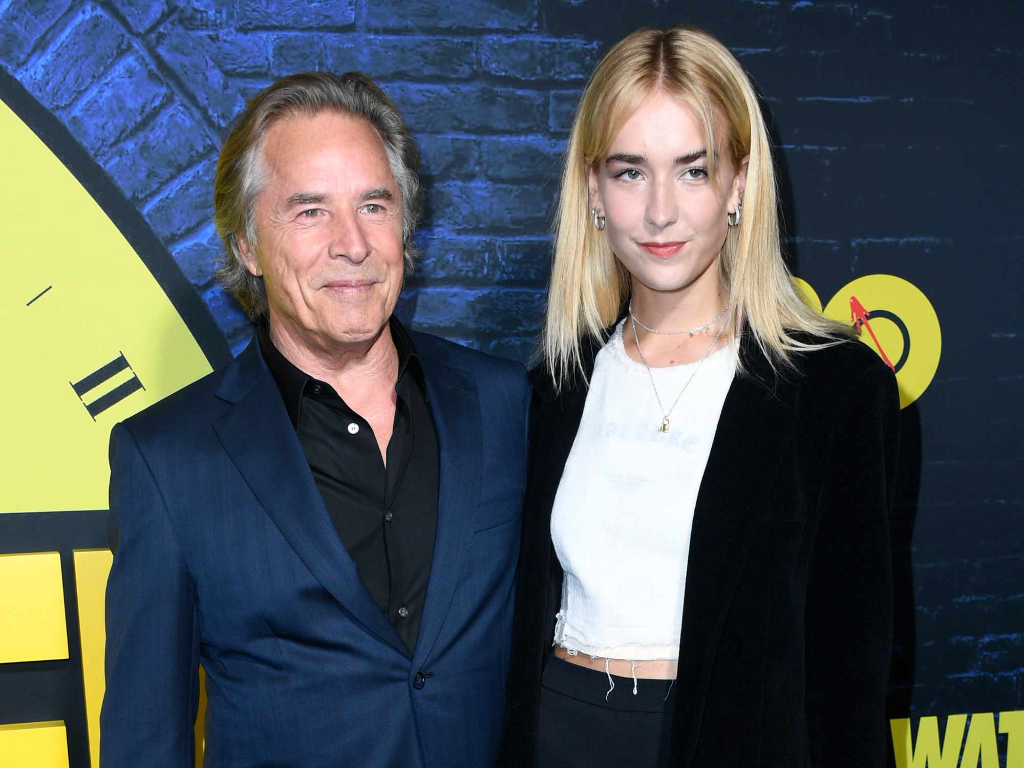 Don Johnson, Grace Johnson, attend the Premiere Of HBO's "Watchmen" at The Cinerama Dome on October 14, 2019 in Los Angeles, California