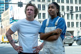 Jeremy Allen White and Ayo Edebiri on 'The Bear'.