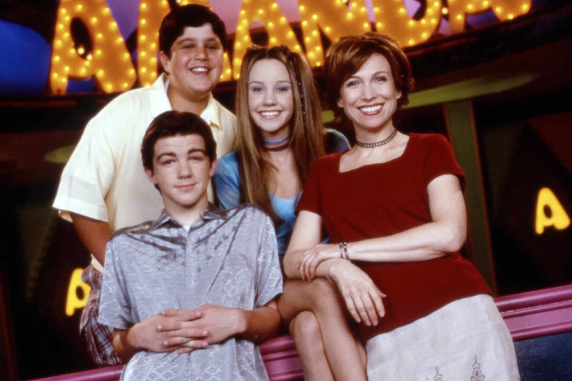 THE AMANDA SHOW, Drake Bell, Josh Peck, Amanda Bynes, Nancy Sullivan, 1999-2002.