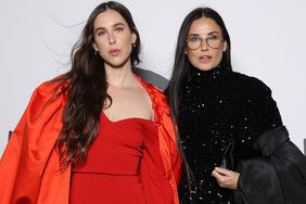 Scout LaRue Willis and Demi Moore attend the "Love Brings Love" Show â In Honor Of Alber Elbaz By AZ Factory at Le Carreau Du Temple on October 05, 2021 in Paris, France