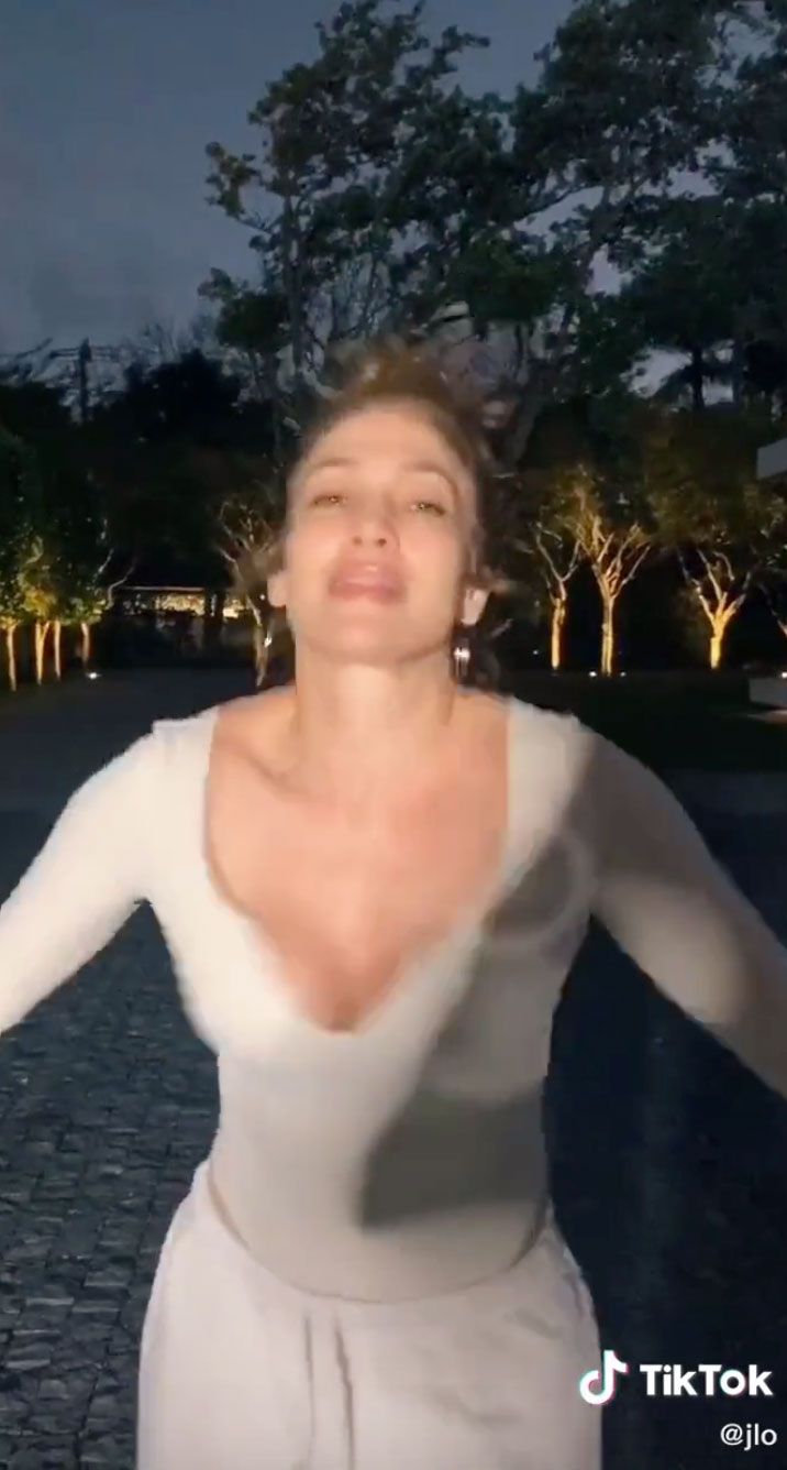 Jennifer Lopez and Alex Rodriguez tiktok