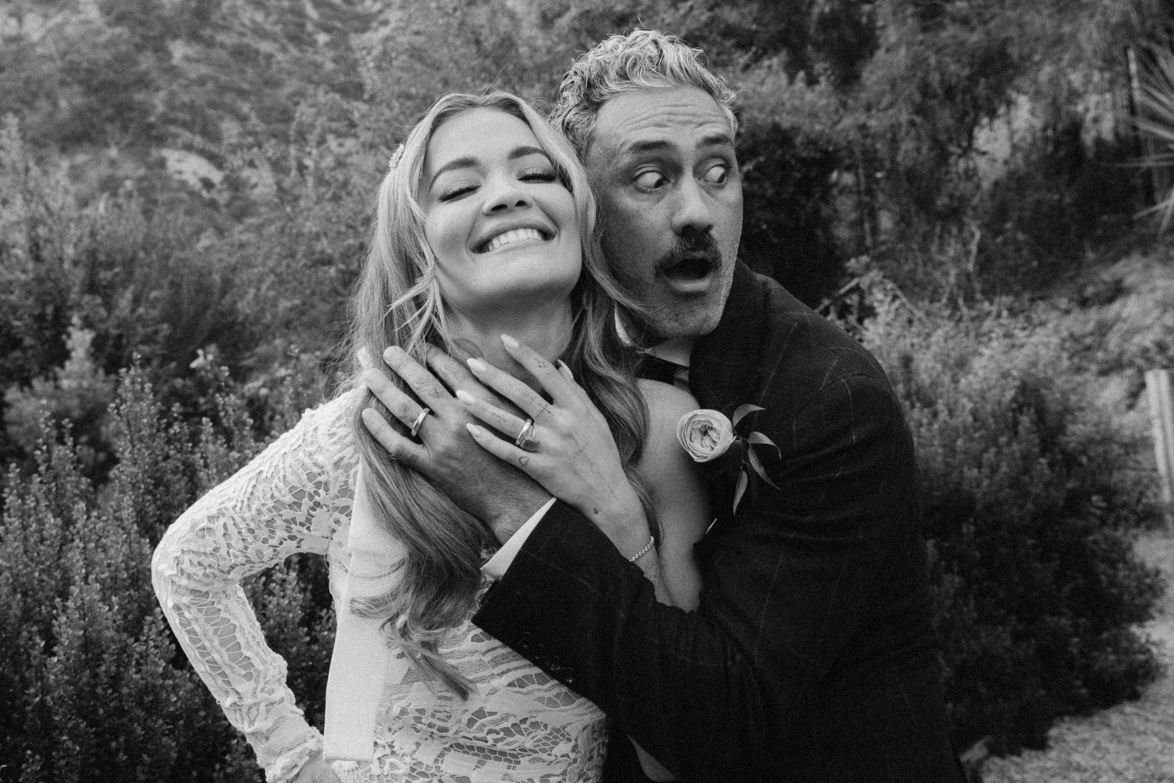 Rita Ora Taika Waititi online for their wedding anniversary. 