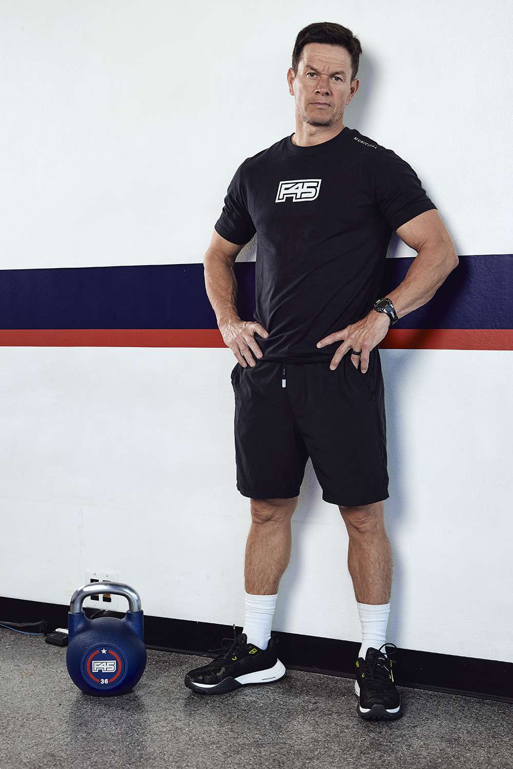 Mark Wahlberg Where was the image taken -Â Â F45Â Summerlin in Las Vegas When was the image taken âÂ April 4, 2023 Who took the photograph âÂ John Cosi Full credit line âÂ F45 Training