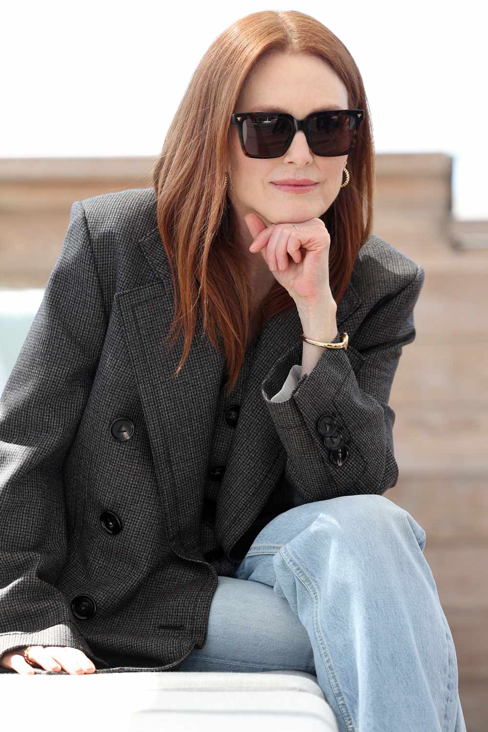 Julianne Moore attends Kering Talks Women In Motion during the 77th Cannes Film Festival on May 19, 2024 in Cannes, 