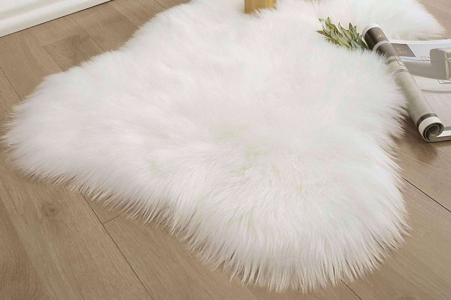 Ashler Home Ultra Soft Faux Sheepskin Rug