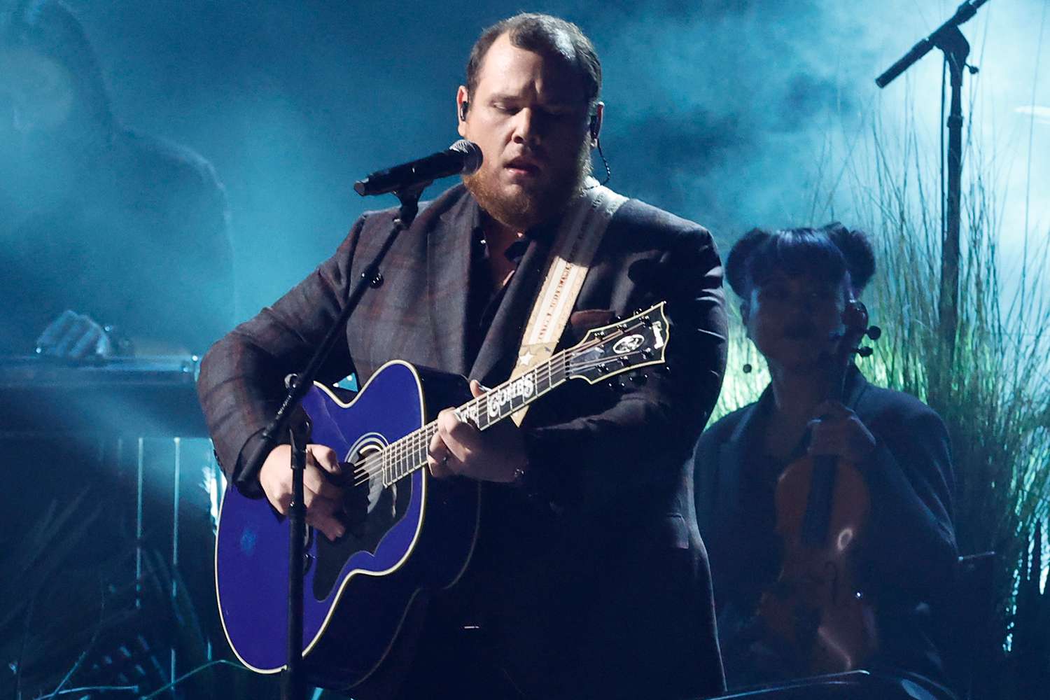 Luke Combs performs onstage during the 65th GRAMMY Awards at Crypto.com Arena on February 05, 2023 in Los Angeles, California.