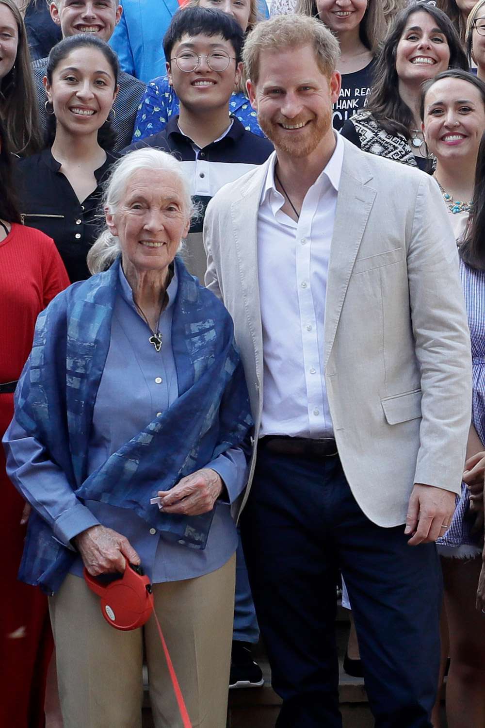 : Prince Harry, Duke of Sussex and Dr Jane Goodall