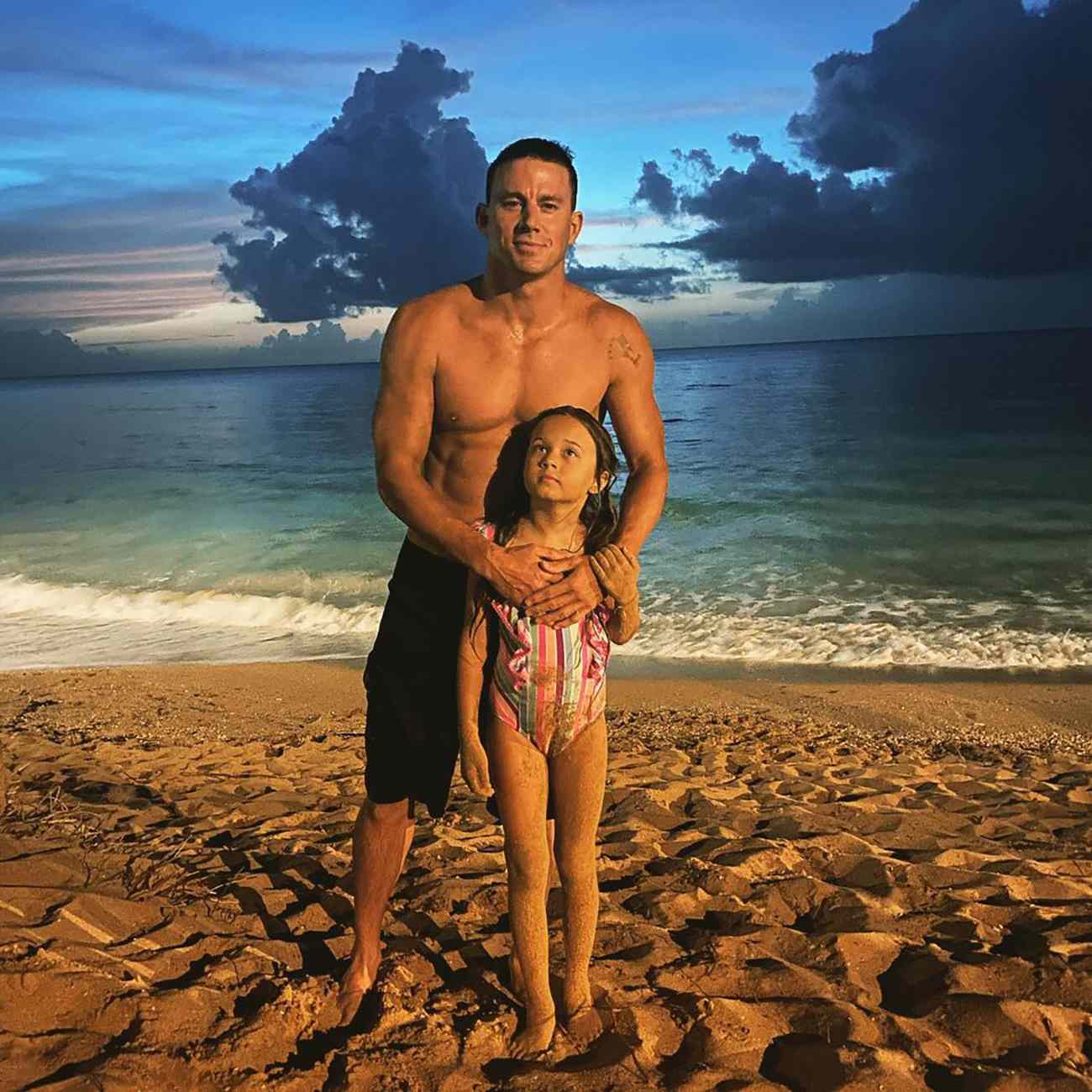 Channing Tatum Instagram With Daughter Everly