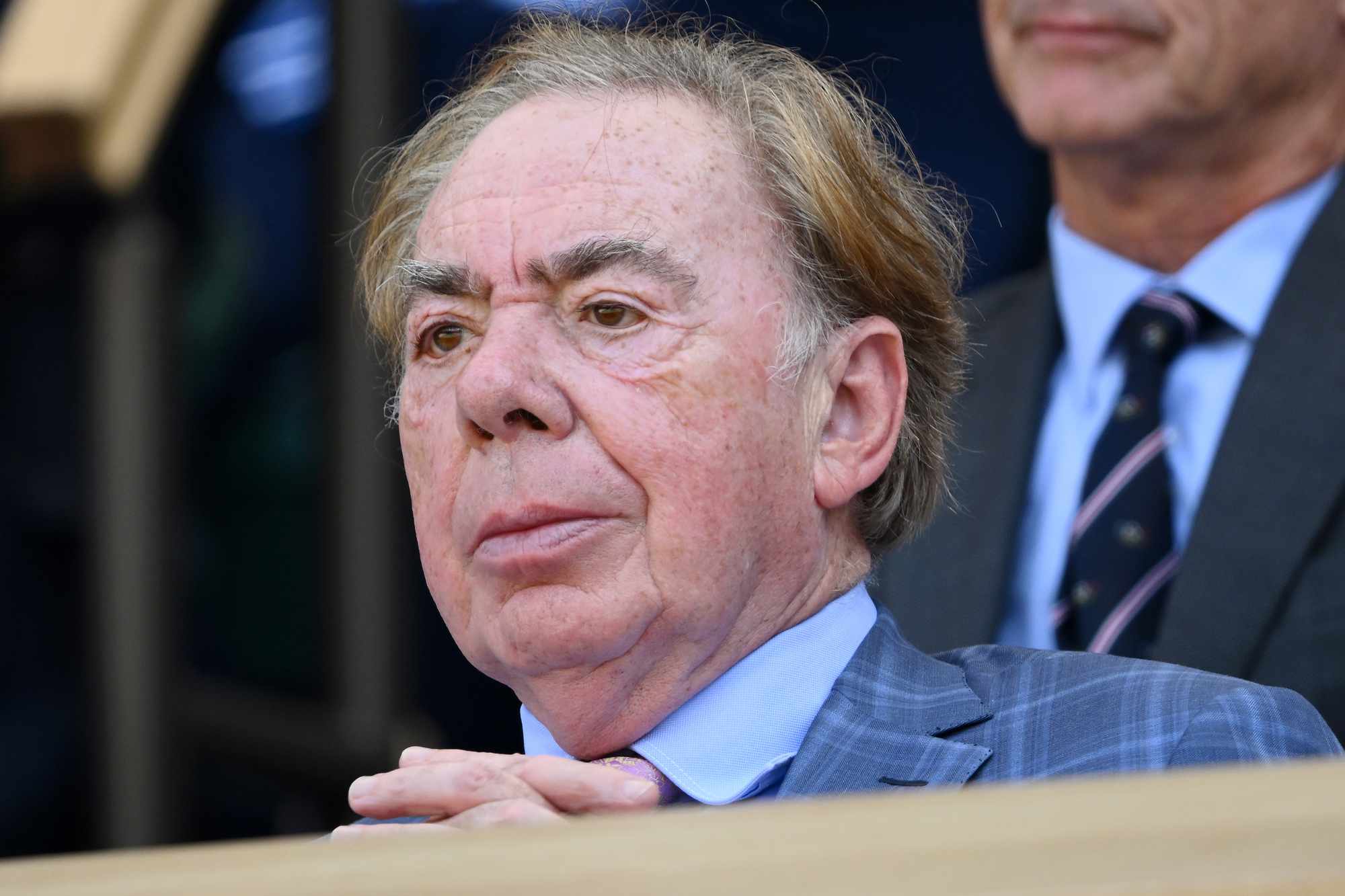 Lord Andrew Lloyd Webber attends day five of the Wimbledon Tennis Championships