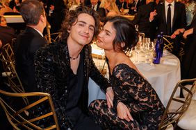 Timothee Chalamet Kylie Jenner golden globes 01 07 24