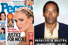 People Magazine Cover 2016; OJ Simpson in a mug shot following his arrest in Los Angeles, California, US, 17th June 199