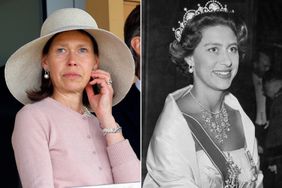 Lady Sarah Chatto and Princess Margaret