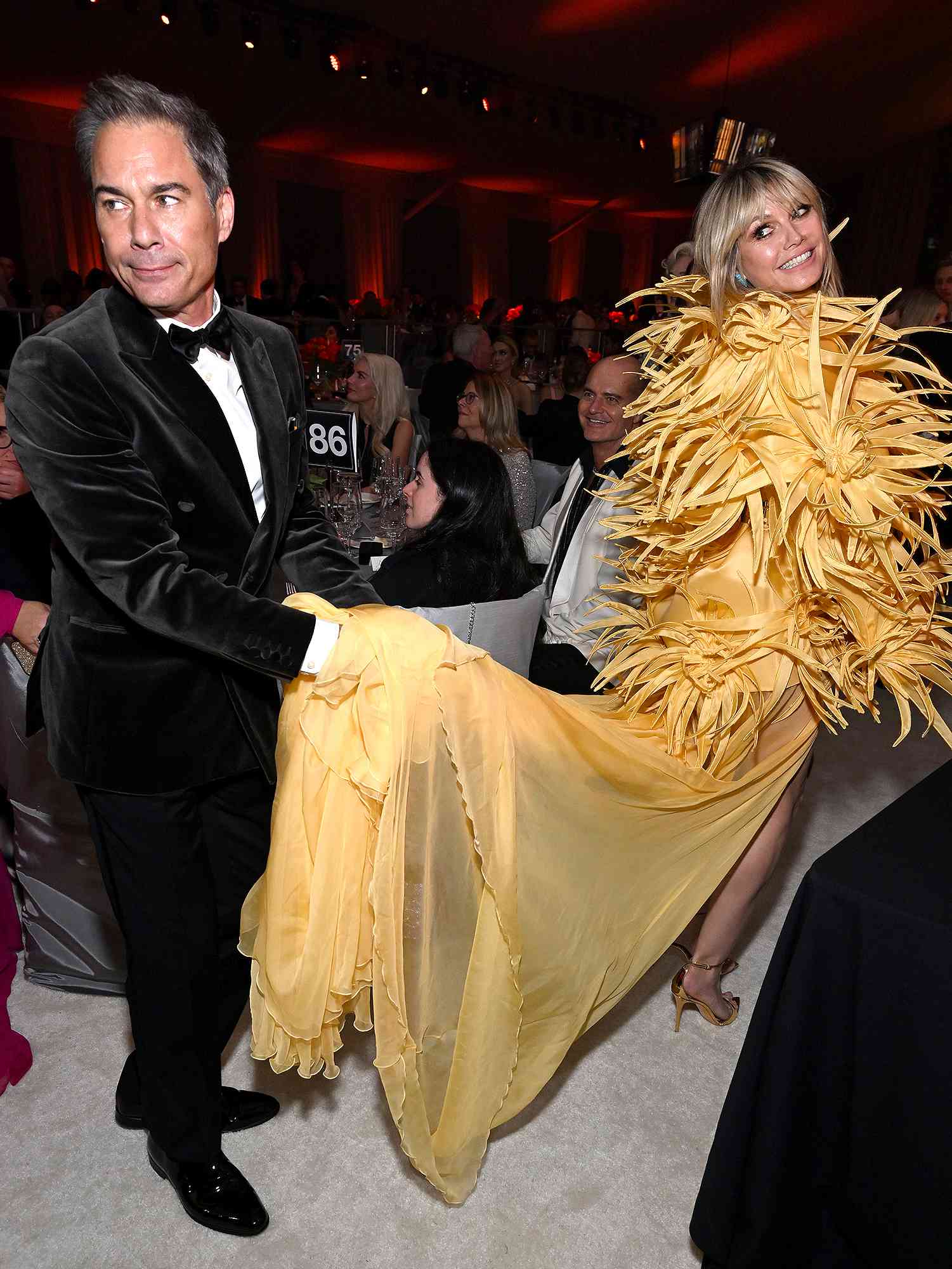 Eric McCormack and Heidi Klum