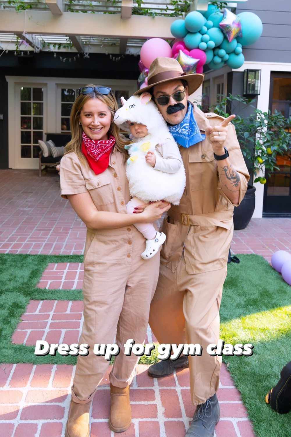 Ashley Tisdale family Halloween costumes