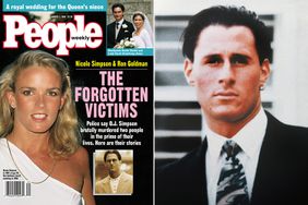 People Magazine Cover 1994.; A family photo of Ronald Goldman, who was murdered with O.J. Simpson's ex-wife Nicole Brown Simpson June 12, 1994