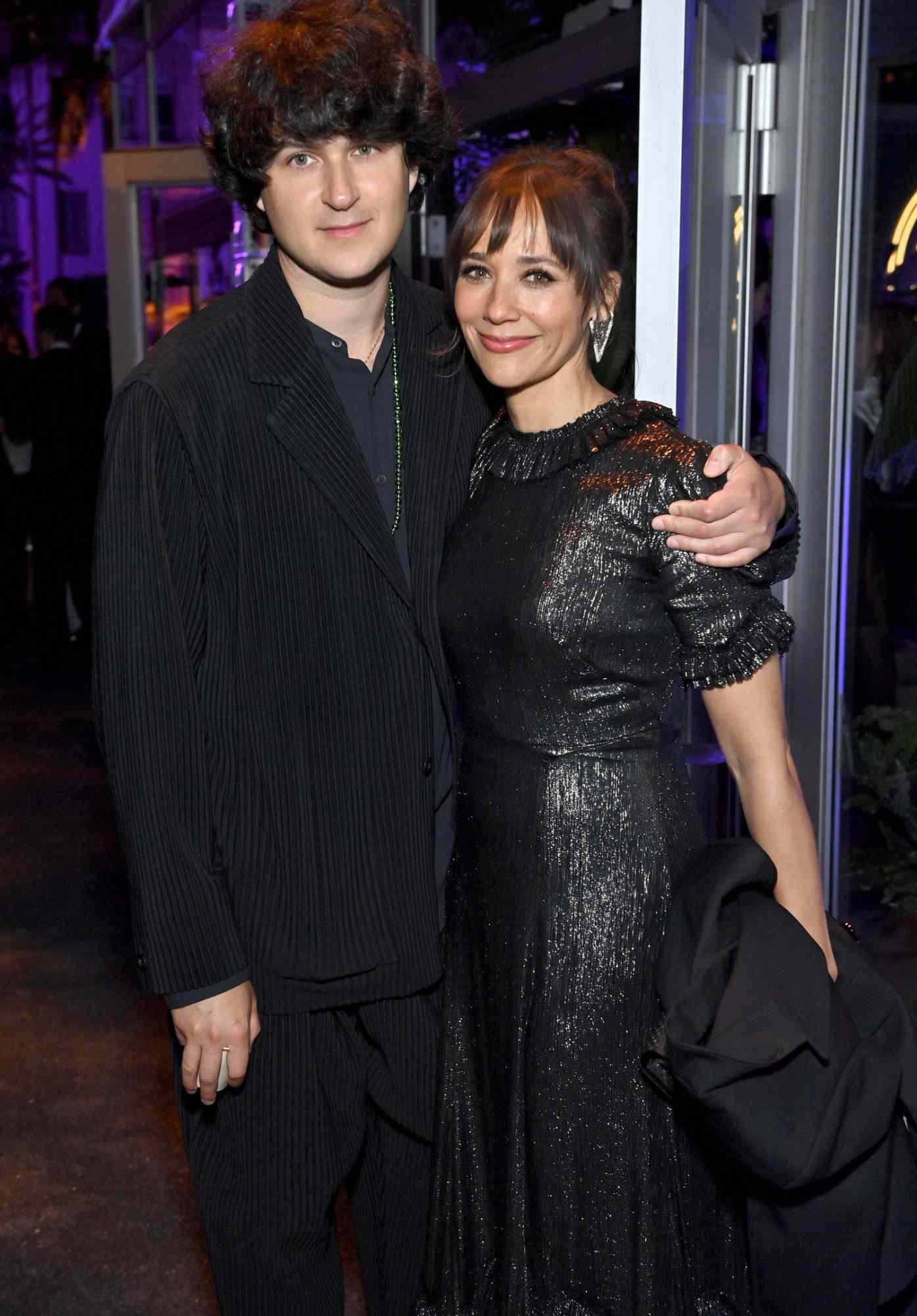 Ezra Koenig of Vampire Weekend and Rashida Jones