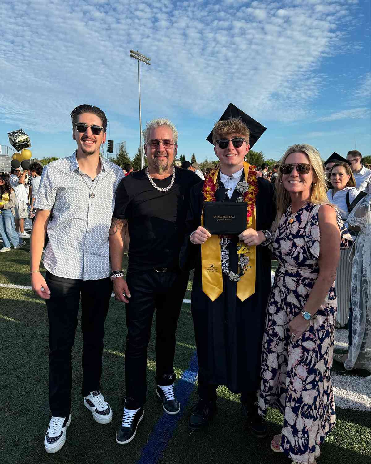 Guy Fieri and Family