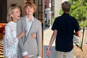 Naomi Watts and her son Sasha Schreiber