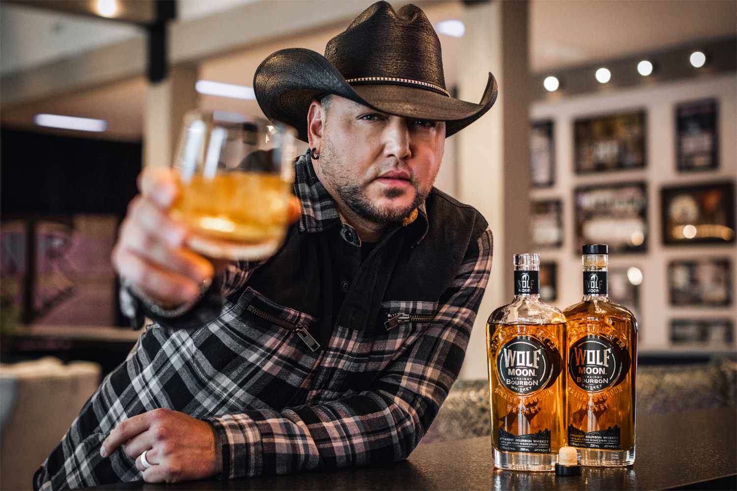 Jason Aldean Wolf Moon Bourbon