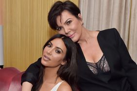 Kim Kardashian West (L) and Kris Jenner attend Lorraine Schwartz launches The Eye Bangle a new addition to her signature Against Evil Eye Collection