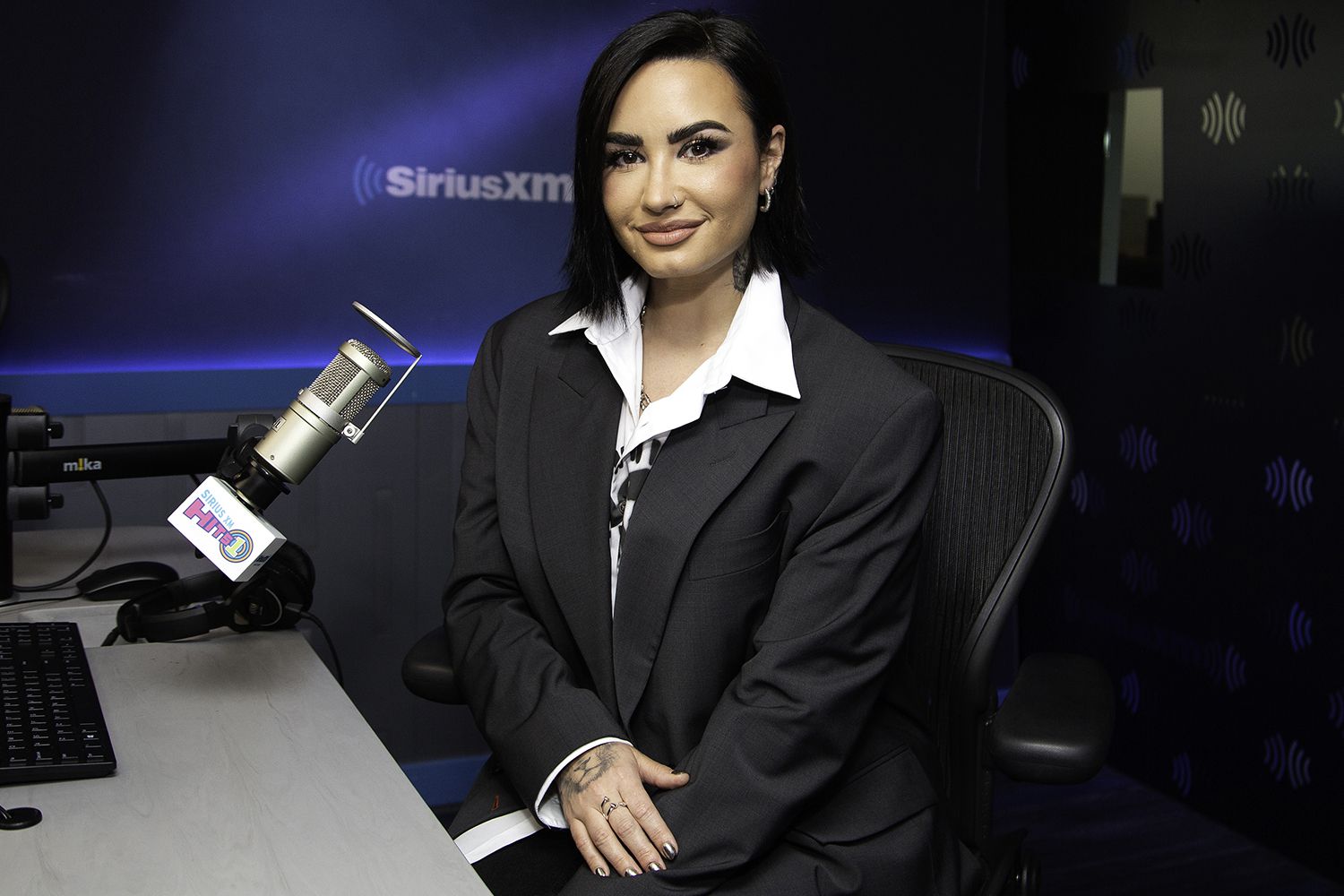 Demi Lovato visits SiriusXM Studios