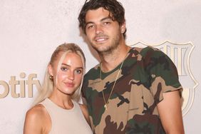 Morgan Riddle and Taylor Fritz attend as FC Barcelona and Spotify celebrate their partnership at the Four Seasons at the Surf Club, Miami at Four Seasons Surfside on July 20, 2022 in Surfside, Florida