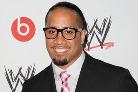 Jey Uso arrives at WWE and E! Entertainment's "Superstars For Hope" at Beverly Hills Hotel on August 15, 2013 in Beverly Hills, California.