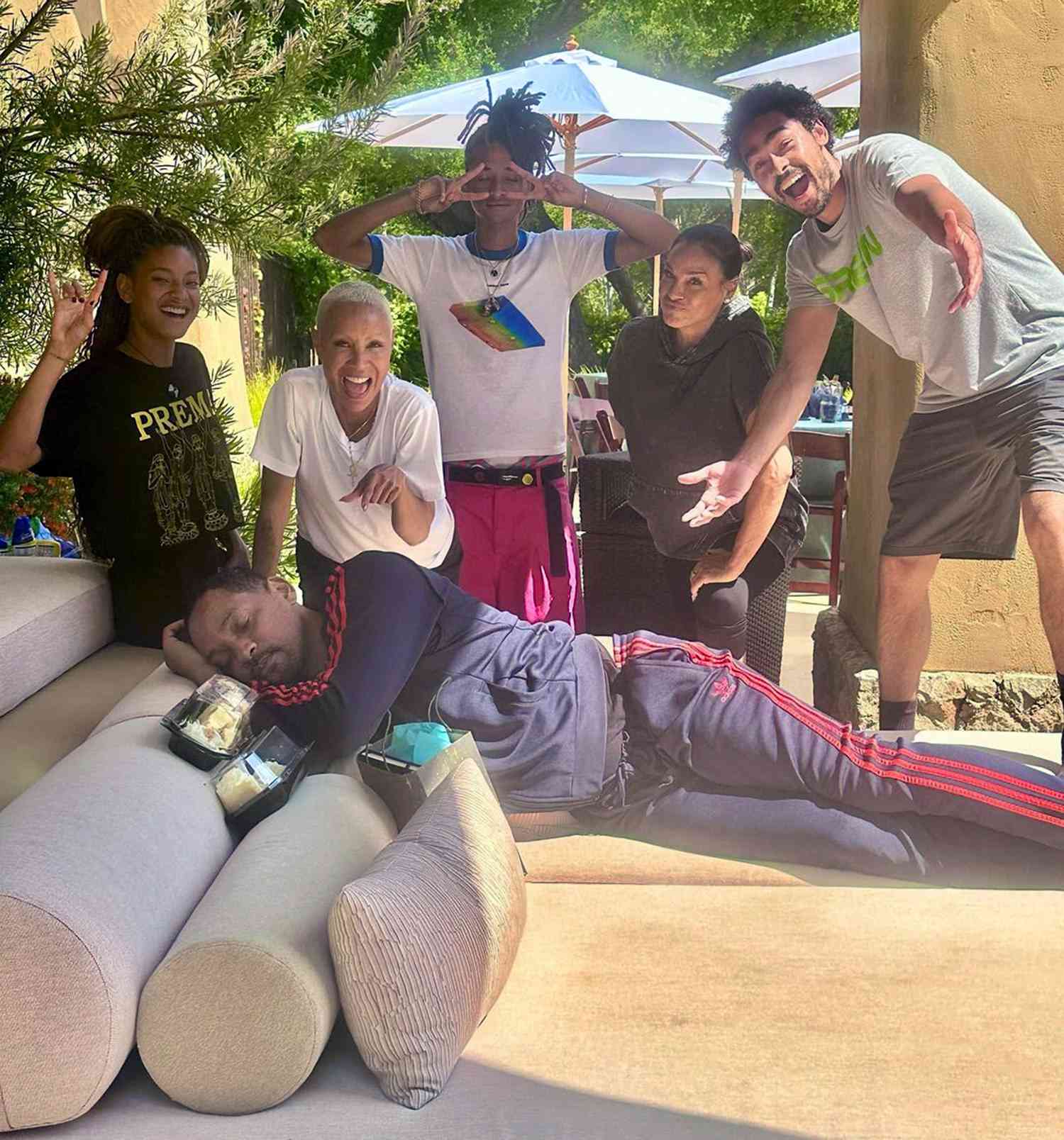 Jada Pinkett Smith Thanks Will Smith âFor Being a Devotedâ Dad to Their Kids Alongside Photo of Him Sleeping in Fatherâs Day Post