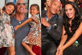 Dwayne Johnson and daughters