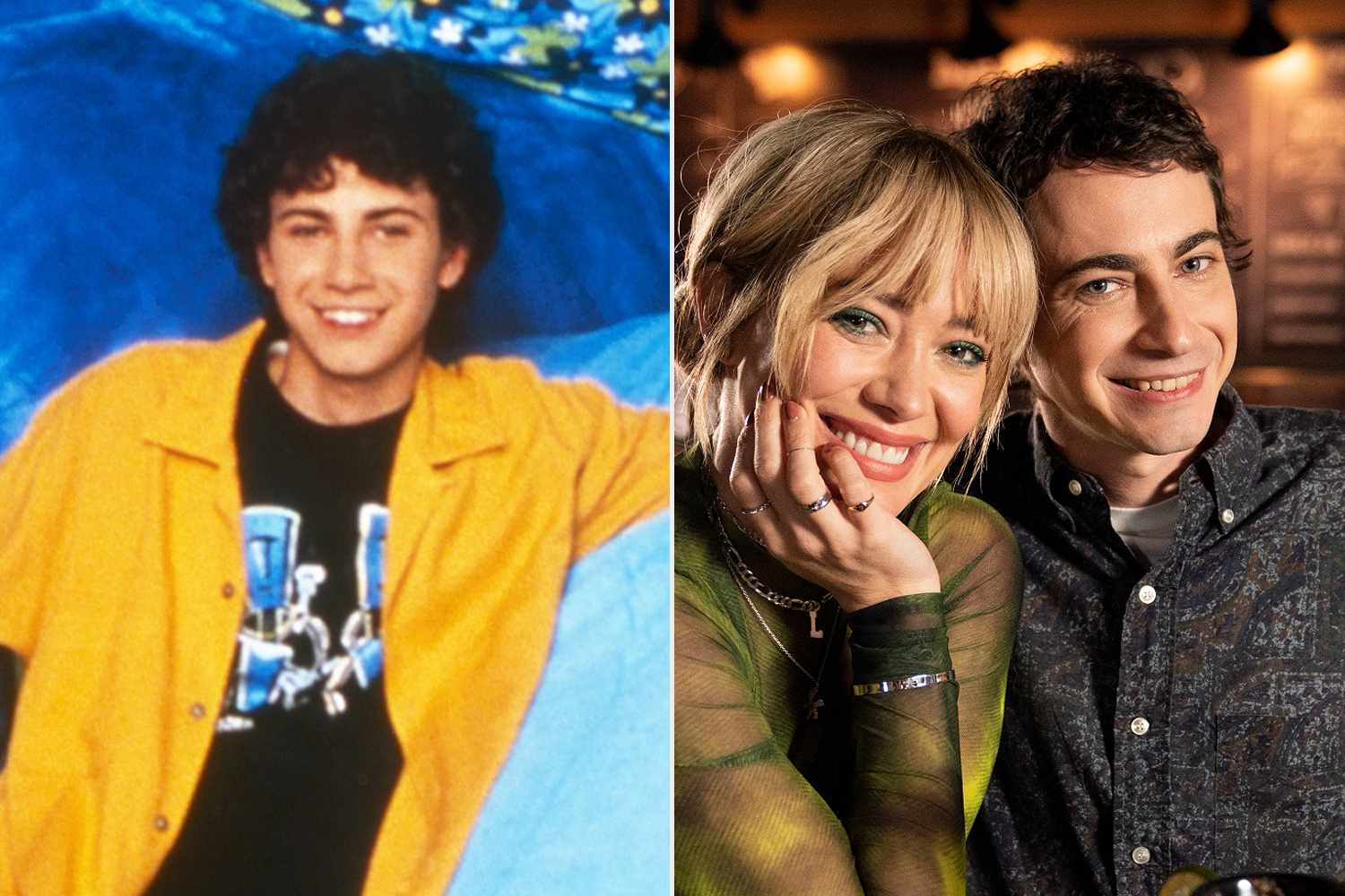 Adam Lamberg on "Lizzie Mcguire;" Hilary Duff and Adam Lamberg