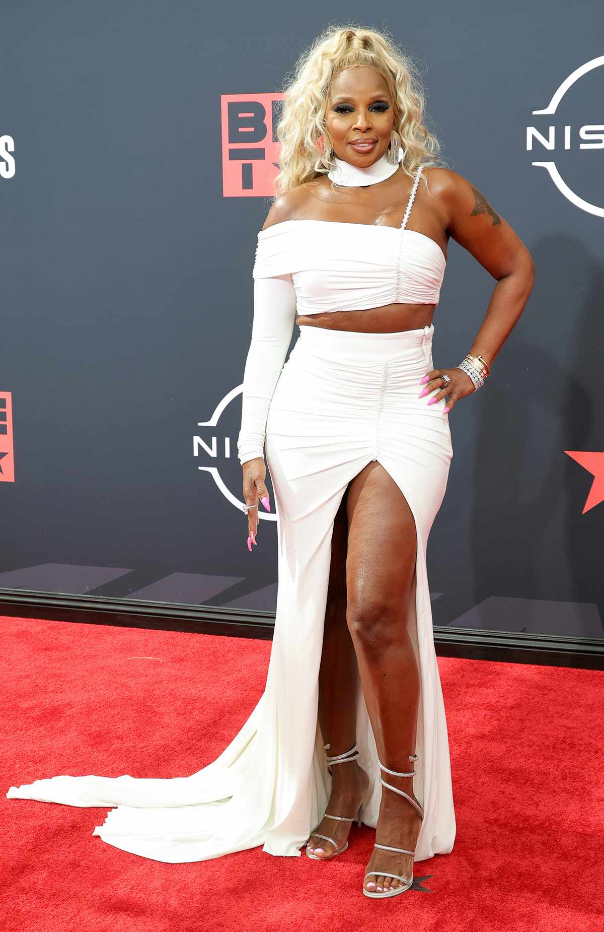 Mary J. Blige attends the 2022 BET Awards at Microsoft Theater on June 26, 2022 in Los Angeles, California.