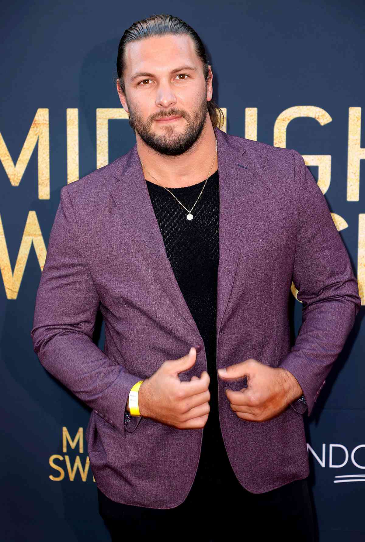 LOS ANGELES, CALIFORNIA - JULY 19: Brock Davies attends the Los Angeles special screening of Lionsgate's "Midnight in the Switchgrass