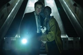 Lupita Nyongo as Samira and Joseph Quinn as Eric in A Quiet Place: Day One from Paramount Pictures.