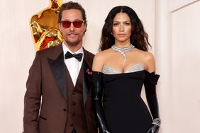 Matthew McConaughey and Camila Alves attend the 96th Annual Academy Awards on March 10, 2024 in Hollywood, California.