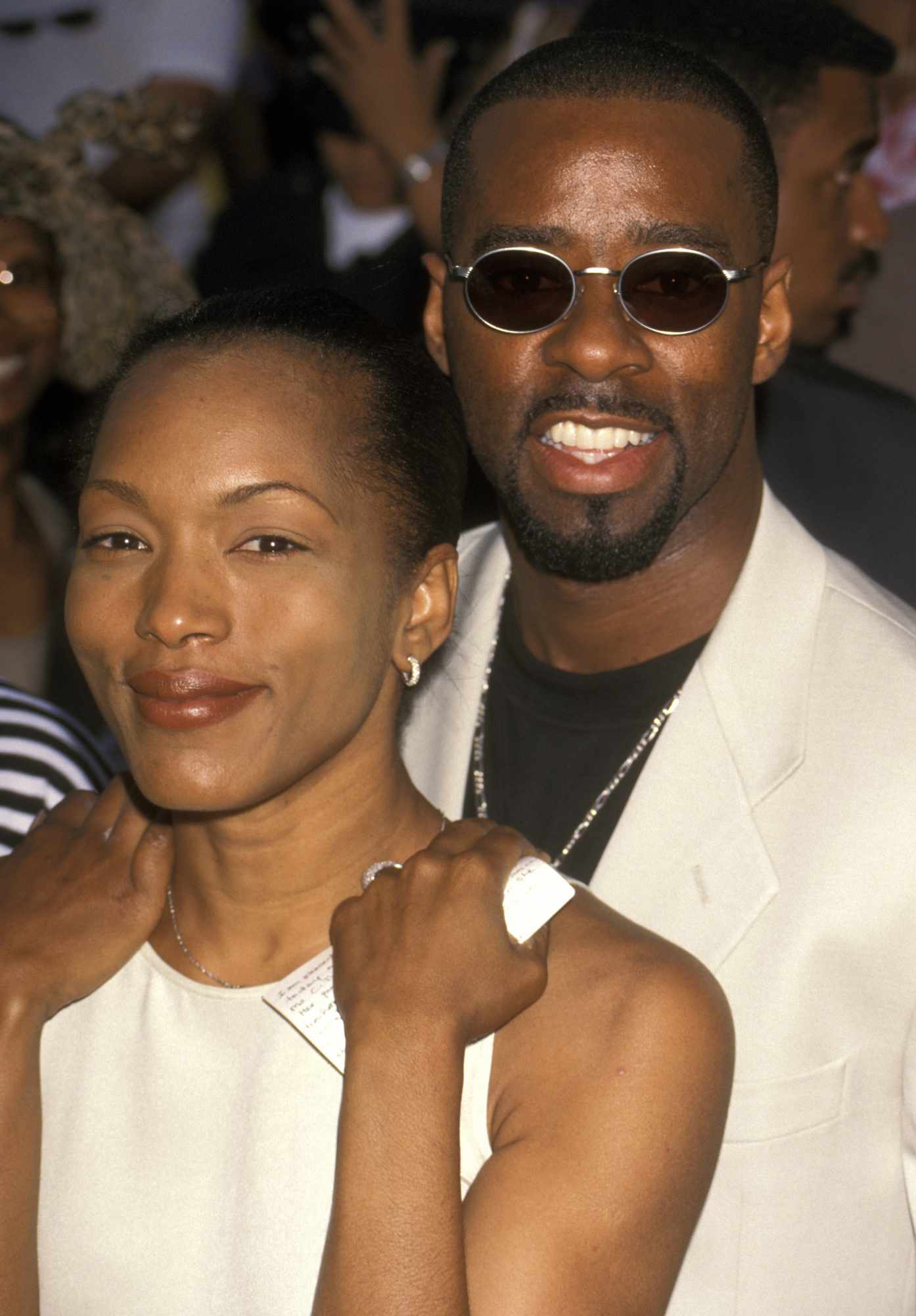 Angela Bassett and Courtney B. Vance during Cicely Tyson Honored with a Star on the Hollywood Walk of Fame at Hollywood Boulevard in Hollywood, California, United States