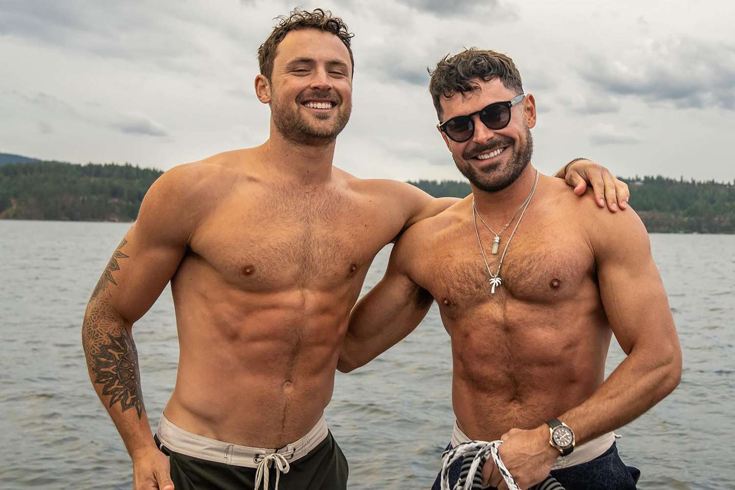 Zac Efron and Brother Dylan Show Off Ripped Physiques During Boat Trip. 