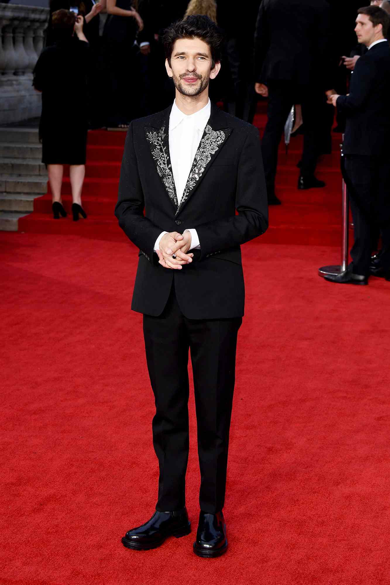 Ben Whishaw at the World Premiere of "NO TIME TO DIE" at the Royal Albert Hall on September 28, 2021 in London