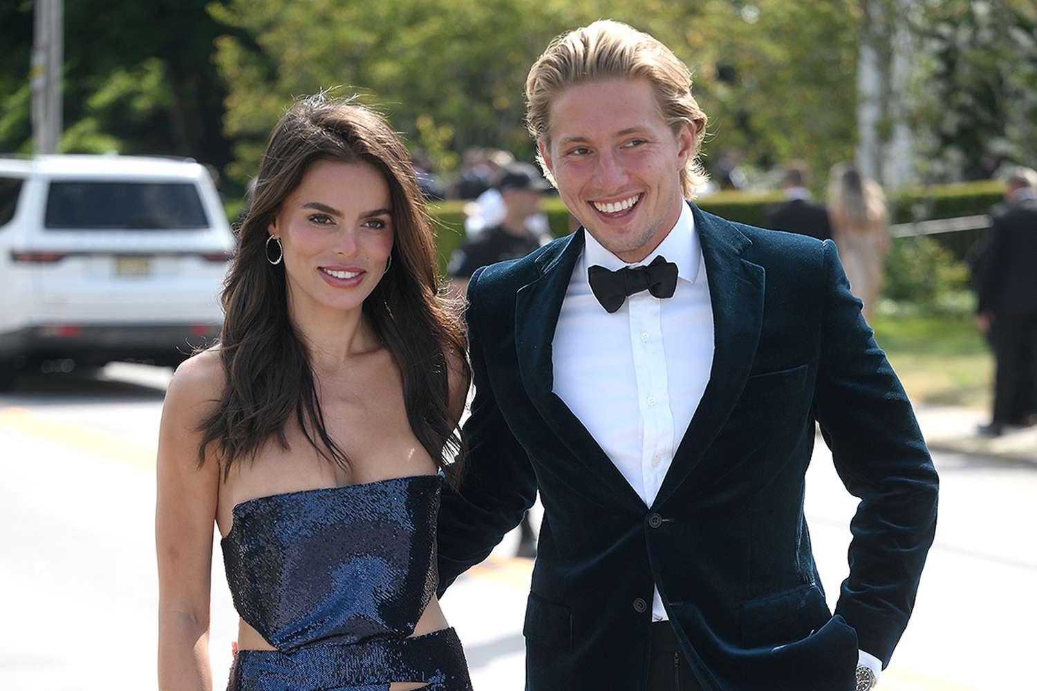 06/29/2024 Brooks Nader and Prince Constantine Alexios of Greece and Denmark at Olivia Culpo's wedding.