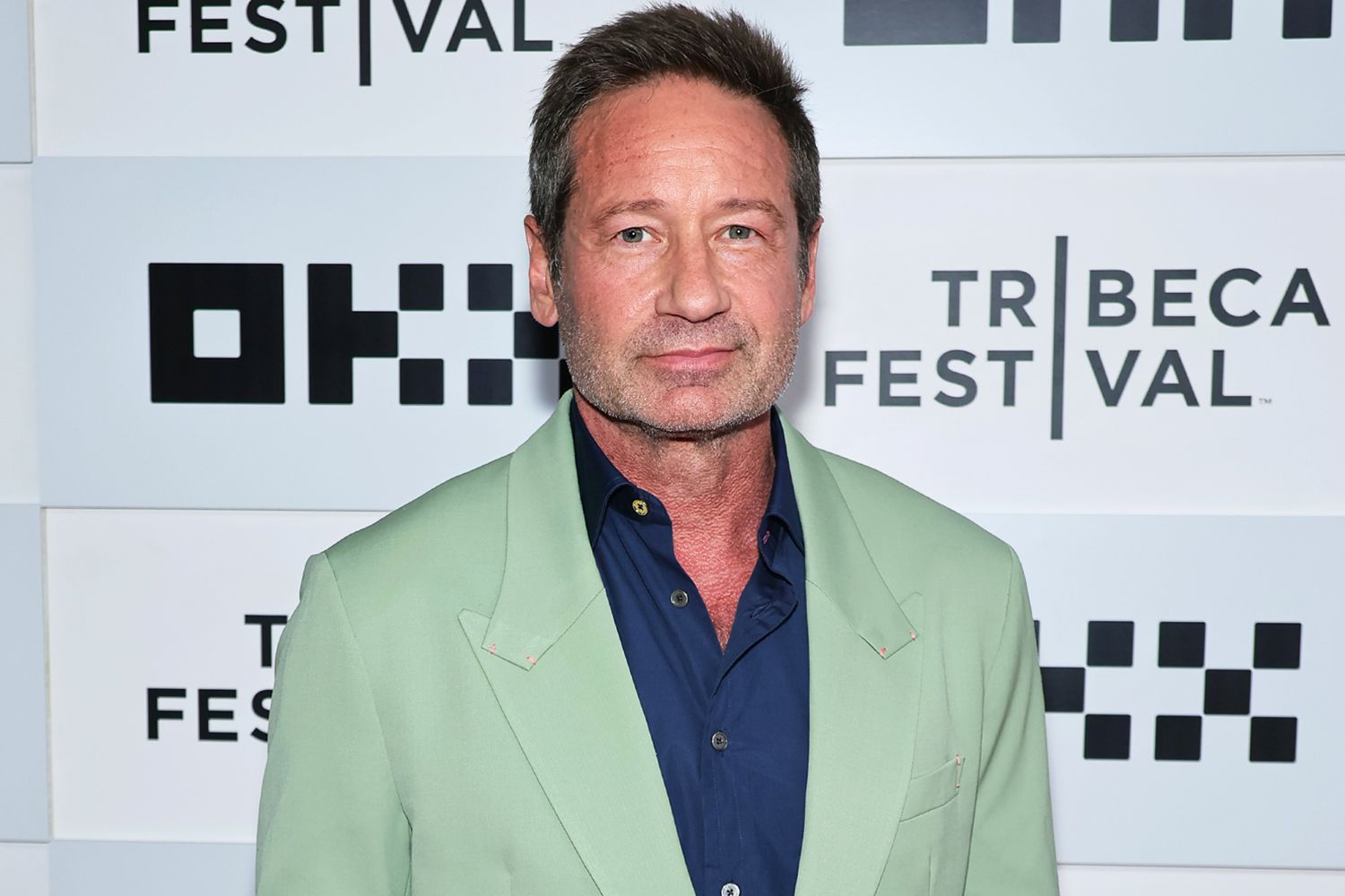 David Duchovny attends "Bucky F*cking Dent" premiere during the 2023 Tribeca Festival at BMCC Theater on June 10, 2023 in New York City.