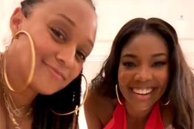 Gabrielle Union and Tia Mowry Dance to Christina Aquilera in Fun TikTok During 'Wade World Tour' Vacation.