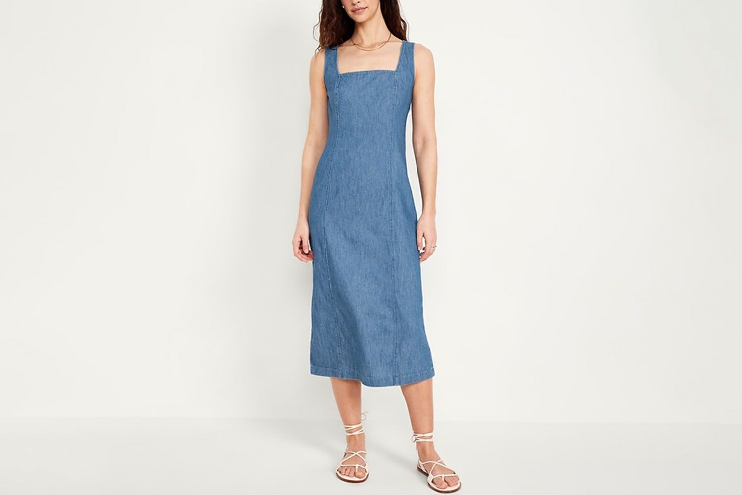 Old Navy Jean Midi Dress