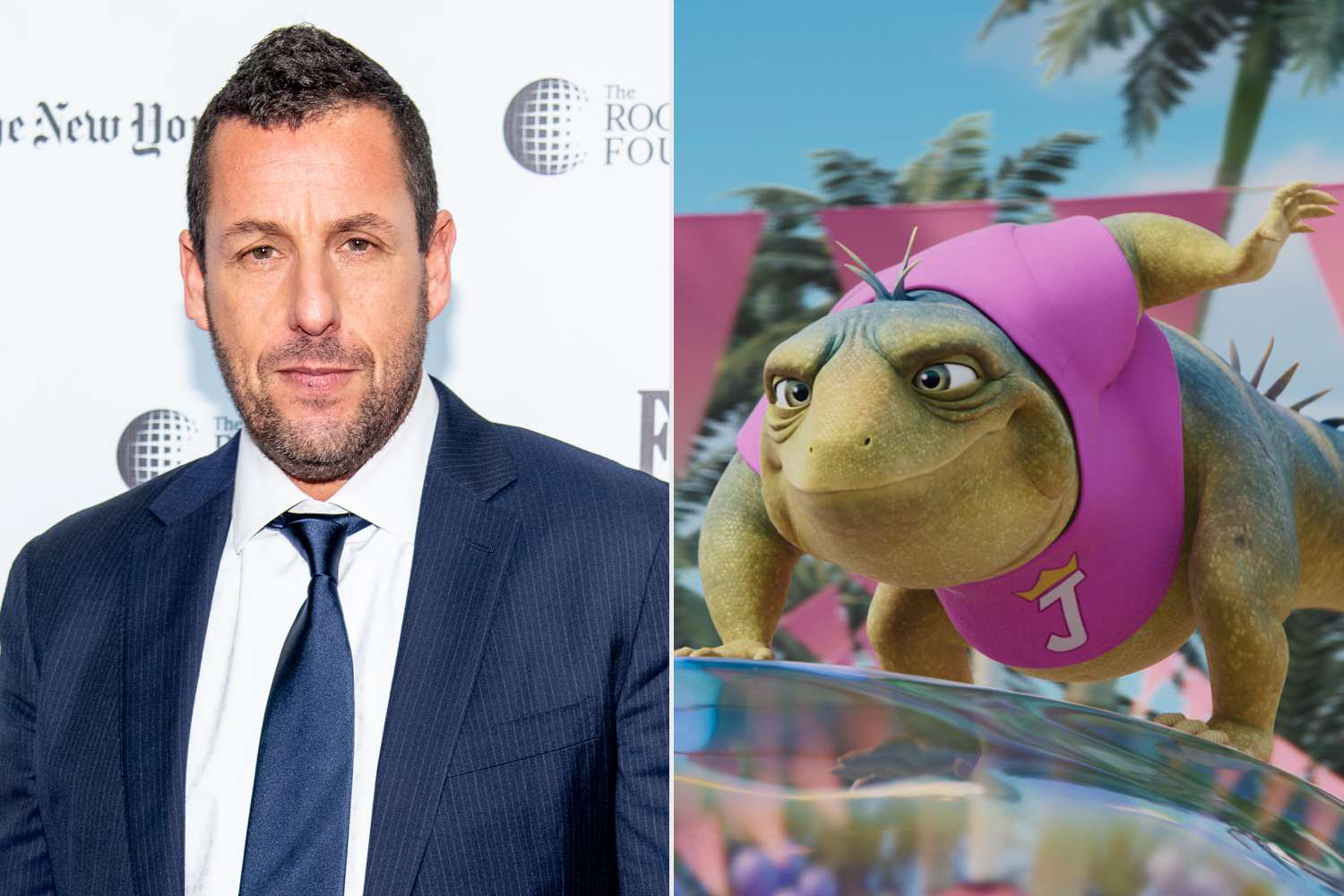 Adam Sandler Voices a 74-Year-Old Lizard in Trailer for Animated Musical 'Leo'