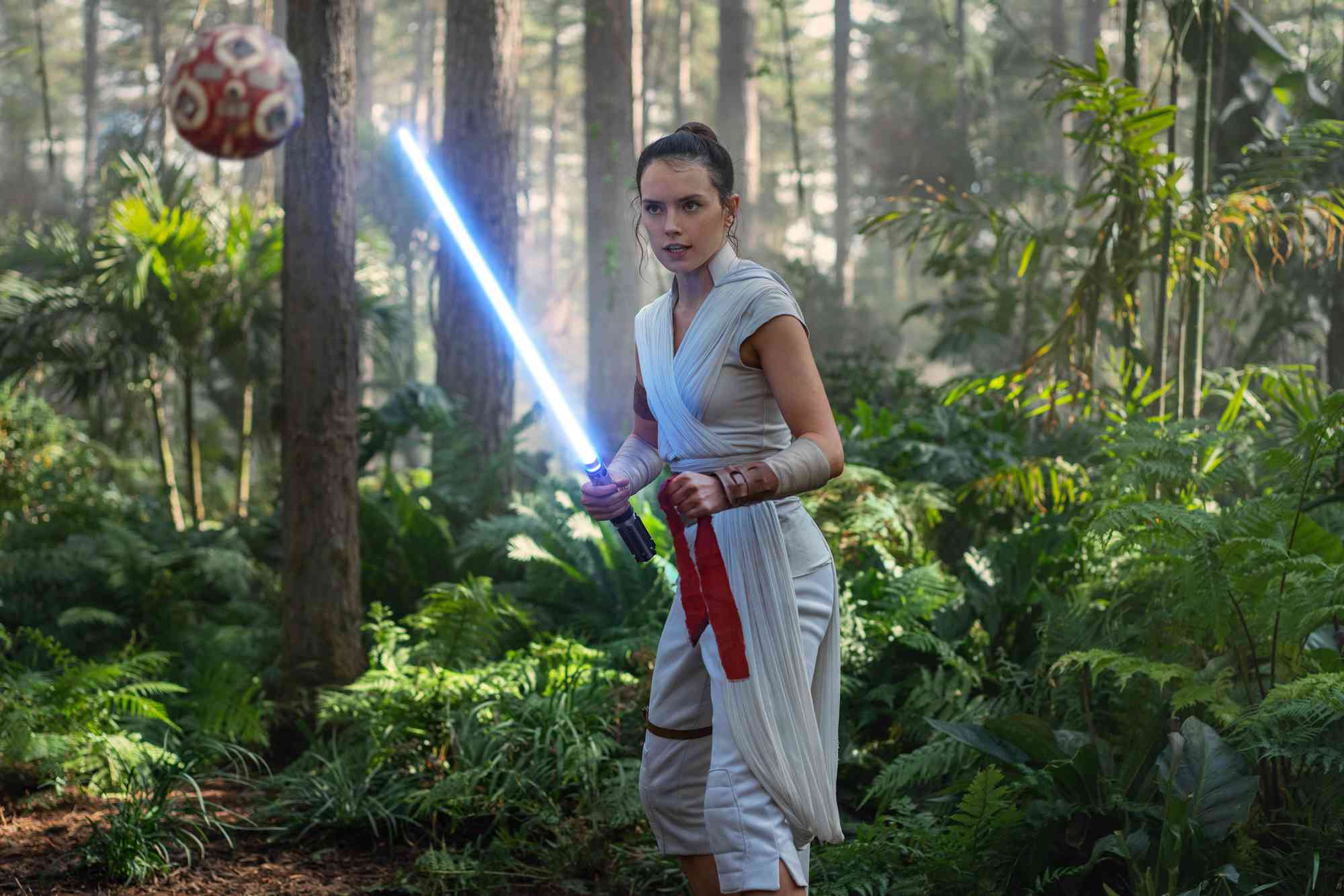 Daisy Ridley as Rey 'Star Wars: The Rise of Skywalker' Film - 2019 The surviving members of the resistance face the First Order once again, and the legendary conflict between the Jedi and the Sith reaches its peak bringing the Skywalker saga to its end.