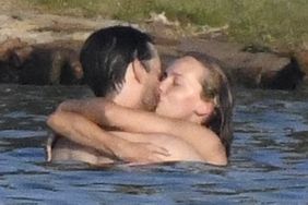 With his spidey senses tingling, the American Actor Tobey Maguire, 49 has his girlfriend Babette Strijbos, 24 firmly in his web as he packs on the PDA during a sweltering hot day out at the beach in Porto Cervo, Sardinia.