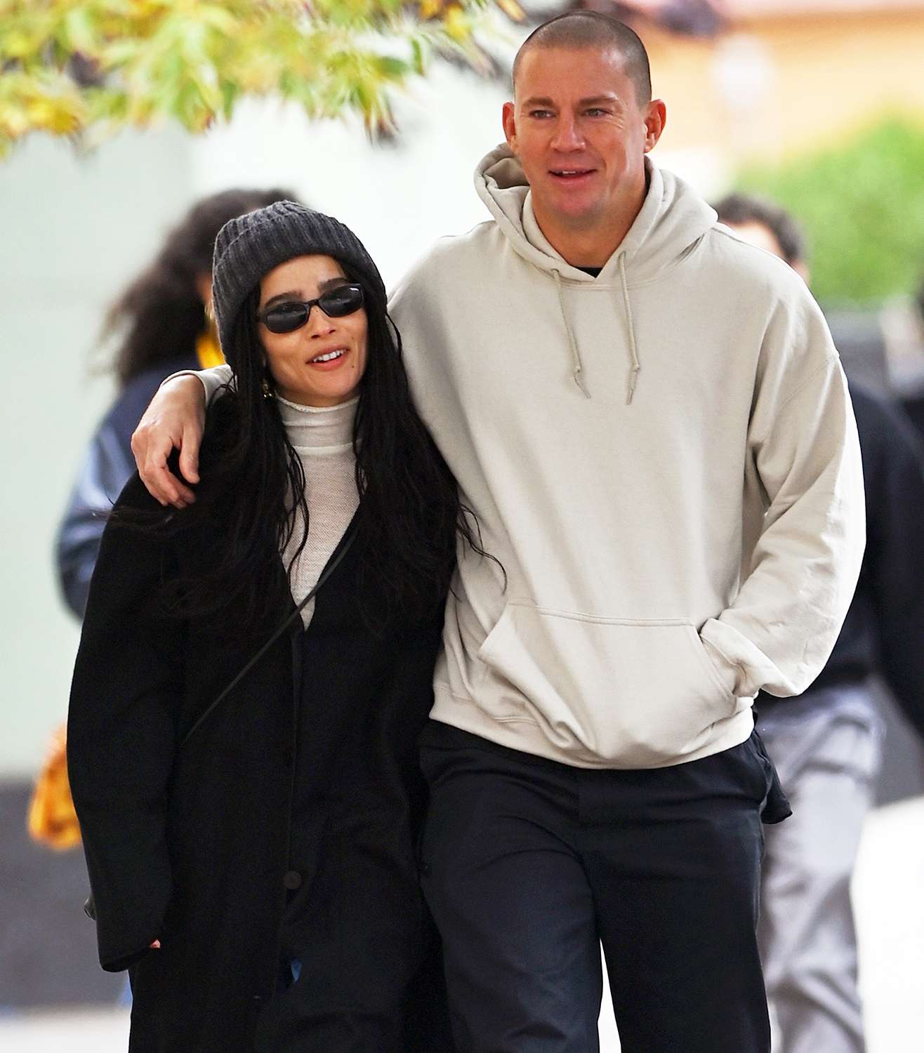 ZoÃ« Kravitz and Channing Tatum Hold Hands on Their Way to Lunch in N.Y.C.
