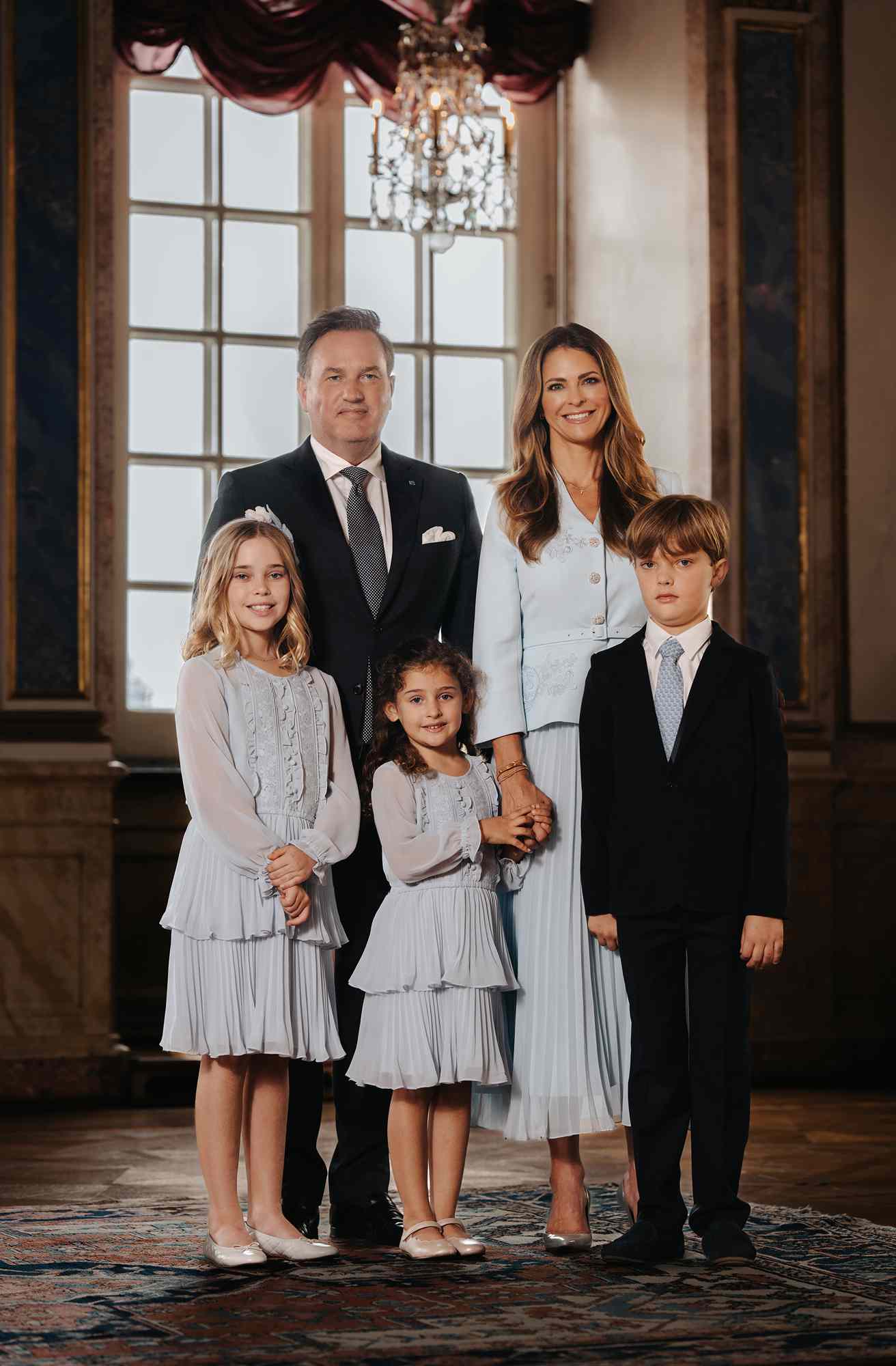 HRH Princess Madeleine, Mr. Christopher O'Neill, HRH Princess Leonore, HRH Prince Nicolas, HRH Princess Adrienne