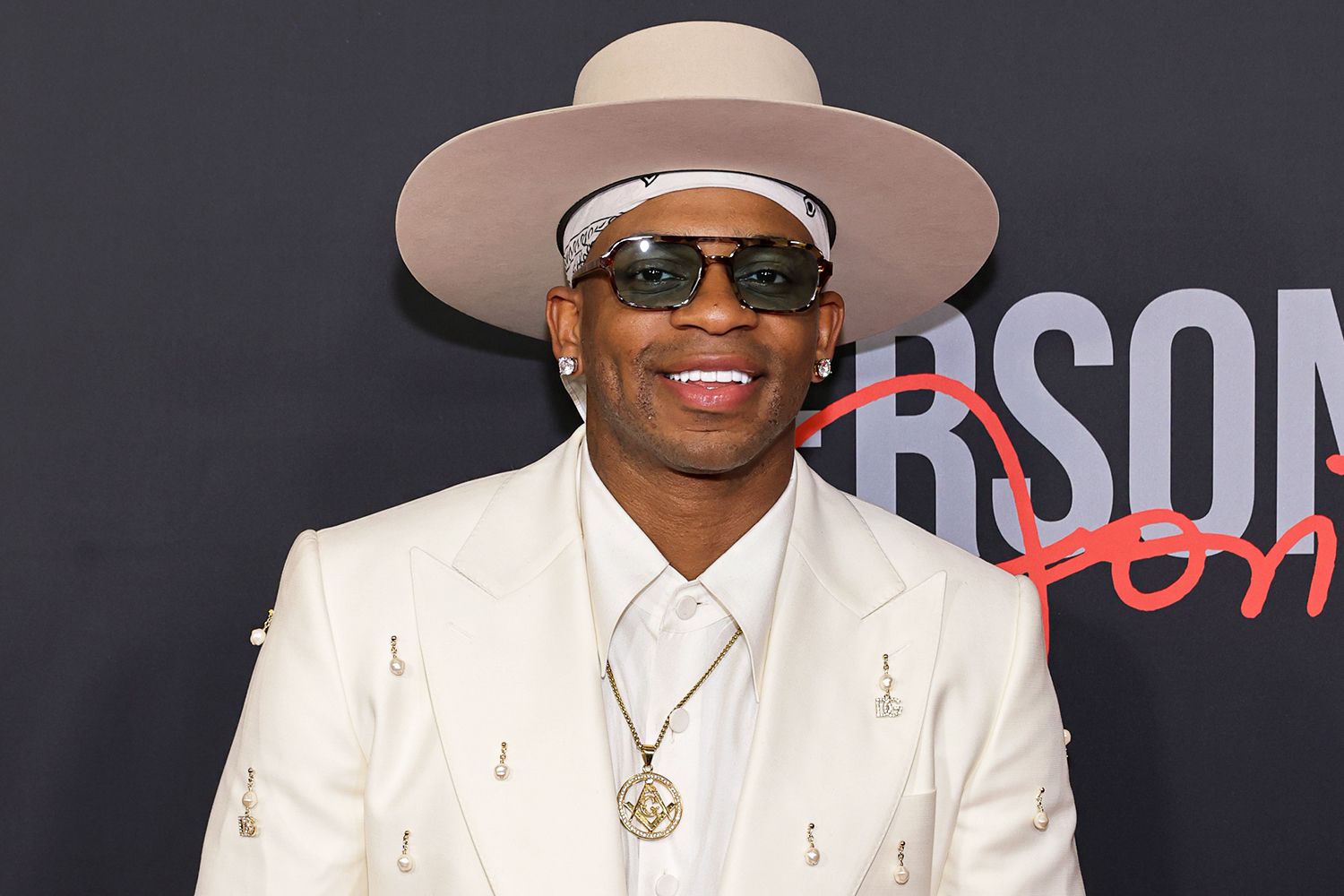 Jimmie Allen attends MusiCares Person of the Year honoring Joni Mitchell at MGM Grand Marquee Ballroom on April 01, 2022 in Las Vegas, Nevada.