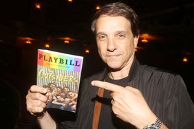 Ralph Macchio poses backstage at the hit 2024 Tony Award Winning Best Musical "The Outsiders: The Musical" on Broadway at The Bernard B. Jacobs Theatre on June 19, 2024 in New York City. Ralph Macchio played Johnny Cade in Francis Ford Coppola's 1983 film "The Outsiders."