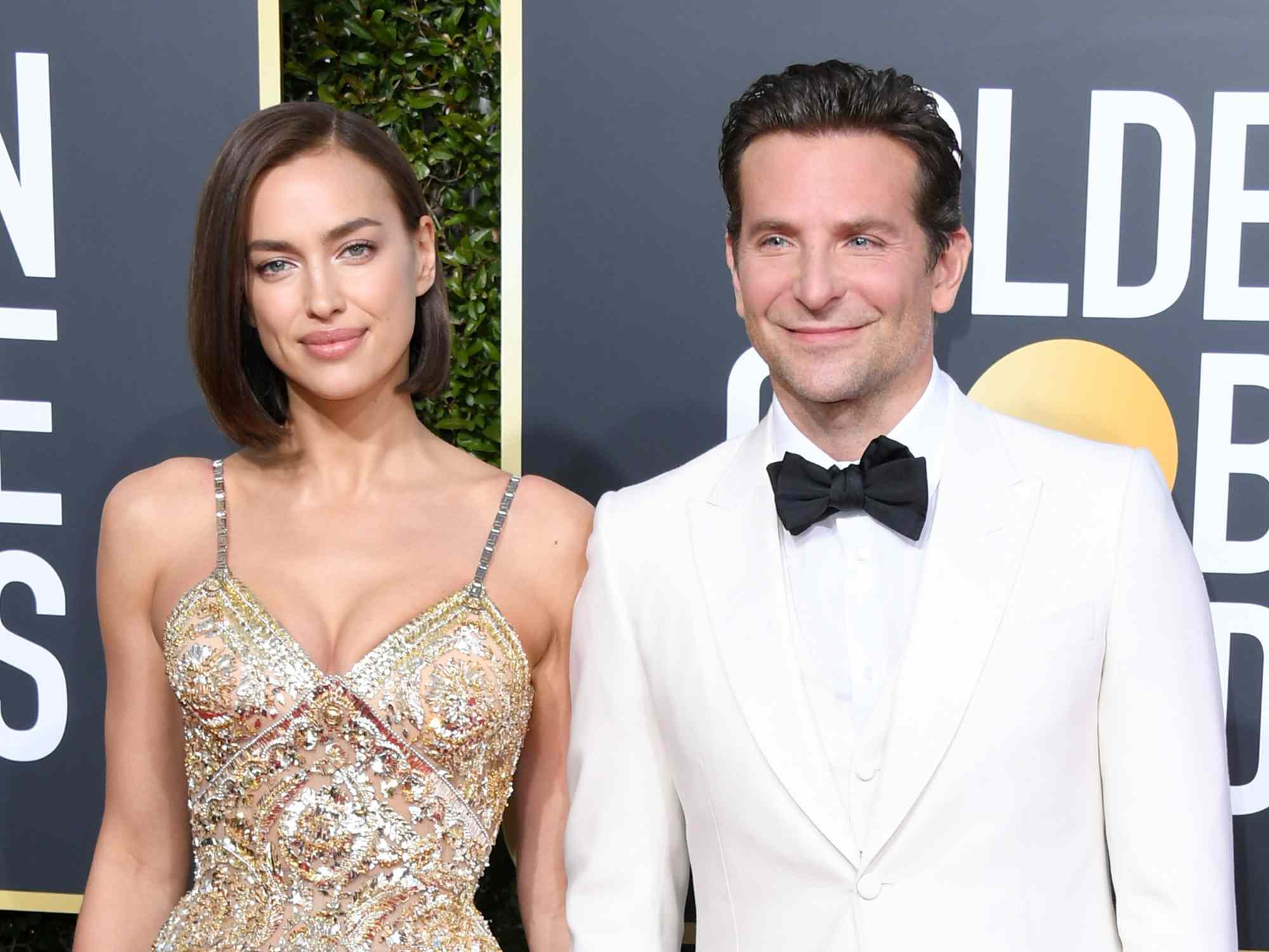 Irina Shayk and Bradley Cooper attend the 76th Annual Golden Globe Awards at The Beverly Hilton Hotel on January 6, 2019 in Beverly Hills, California